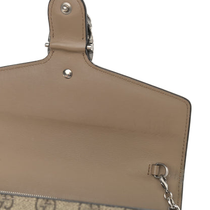 Gucci GG Supreme Monogram Mini Dionysus Chain Wallet Beige Taupe 11 of 14