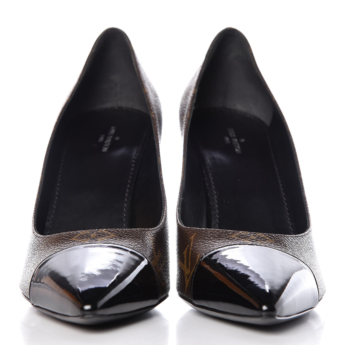 Patent Monogram Fetish Pumps 39.5