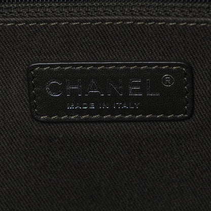 Chanel Canvas Small Deauville Tote Khaki 6 of 7