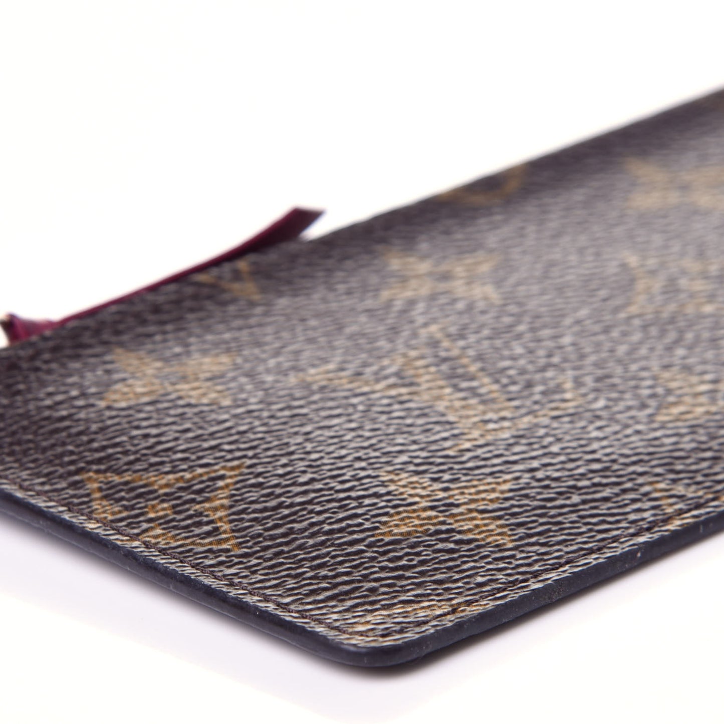 Monogram Josephine Wallet Zippered Insert Fuchsia