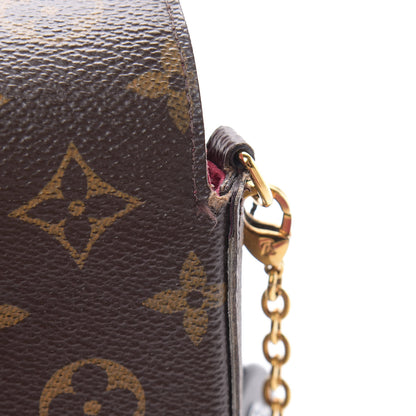Louis Vuitton Monogram Pochette Felicie Chain Wallet Fuchsia 24 of 24