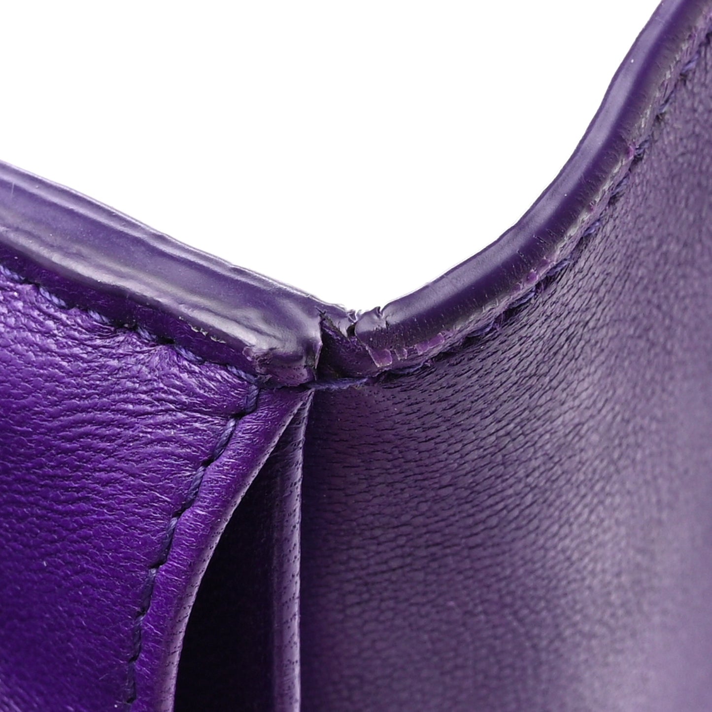Nappa Intrecciato Continental Flap Wallet Anemone