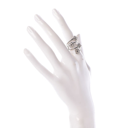 Louis Vuitton Flower Full Ring S Silver 2 of 6