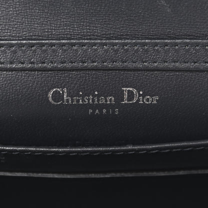 Christian Dior Metallic Patent Micro-Cannage Baby Diorama Flap Bag Green 6 of 11
