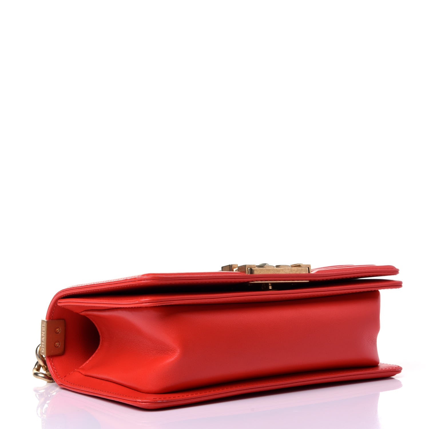Chanel Lambskin Quilted Small Boy Flap Red 3 of 4
