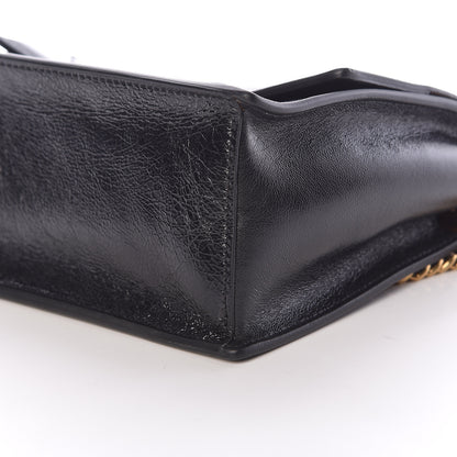 Fendi Agnello Old Shine Small Kan U Shoulder Bag Black 9 of 10