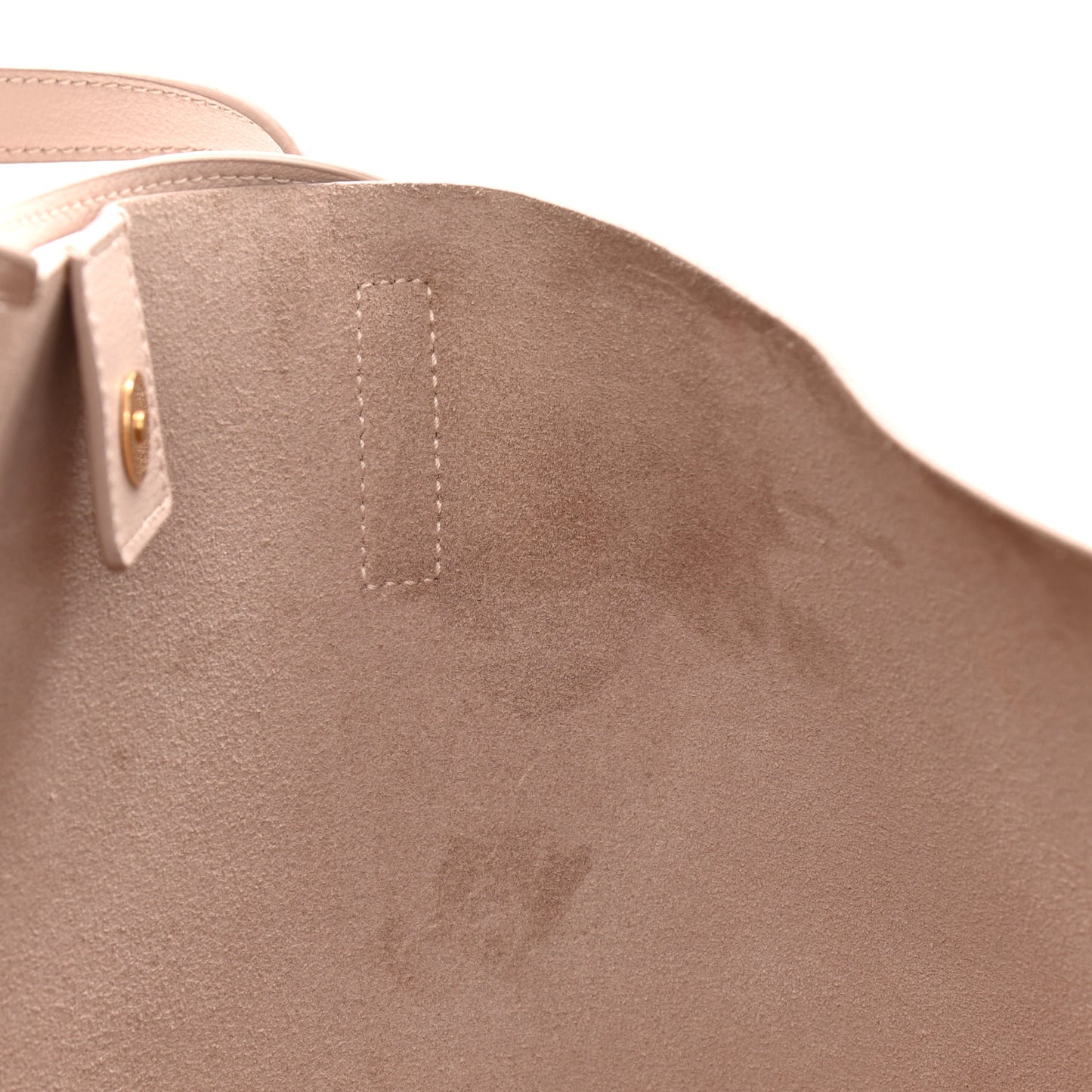 Calfskin Large Shopping Tote Pale Blush