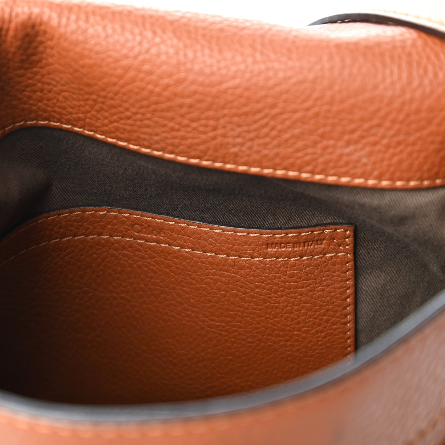 Calfskin Medium Marcie Round Crossbody Bag Tan