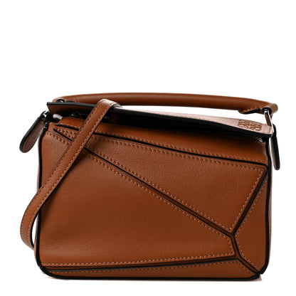 Loewe Calfskin Mini Puzzle Bag Tan 1 of 8