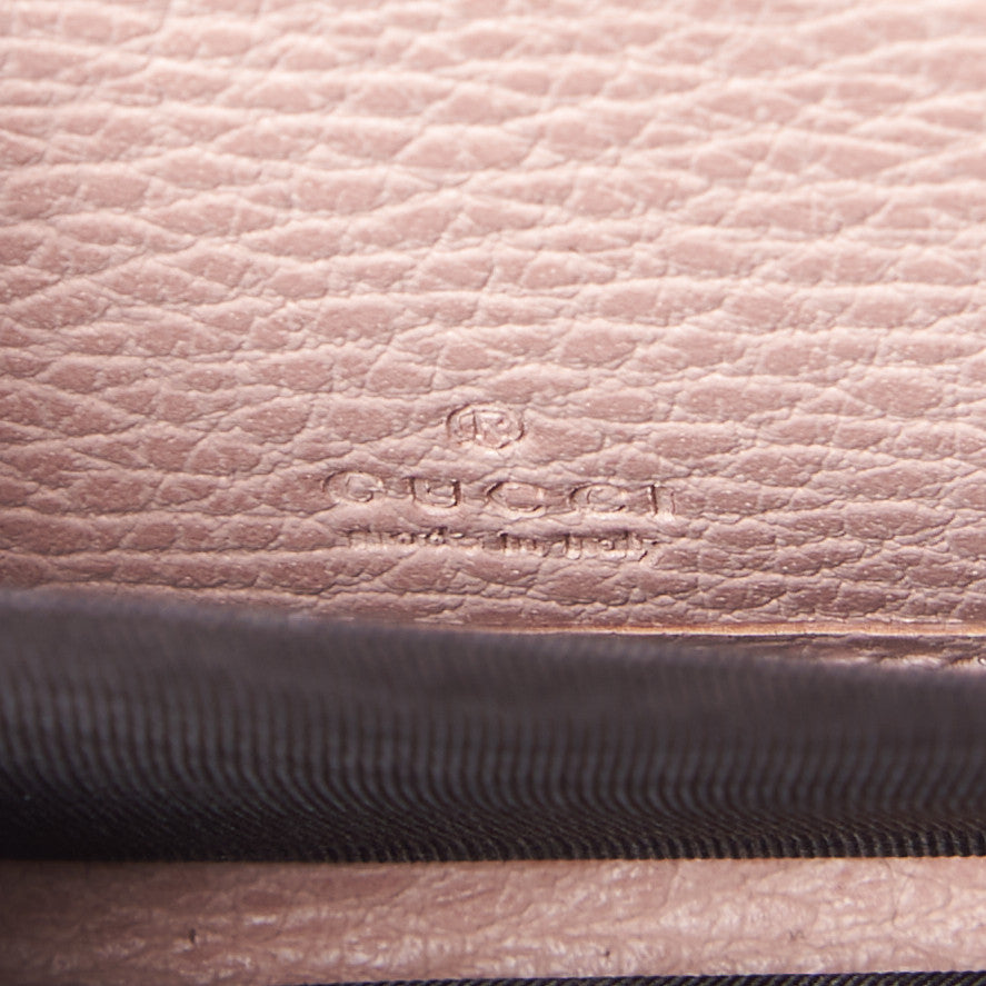 Calfskin Butterfly Farfalla Zip Around Wallet Perfect Pink