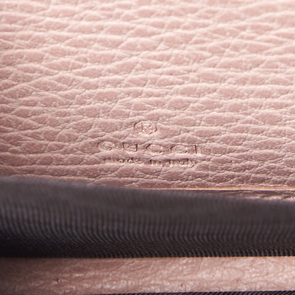 Gucci Calfskin Butterfly Farfalla Zip Around Wallet Perfect Pink 8 of 9