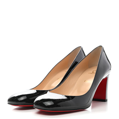 Christian Louboutin Patent Cadrilla 70 Pumps 40.5 Black 3 of 11