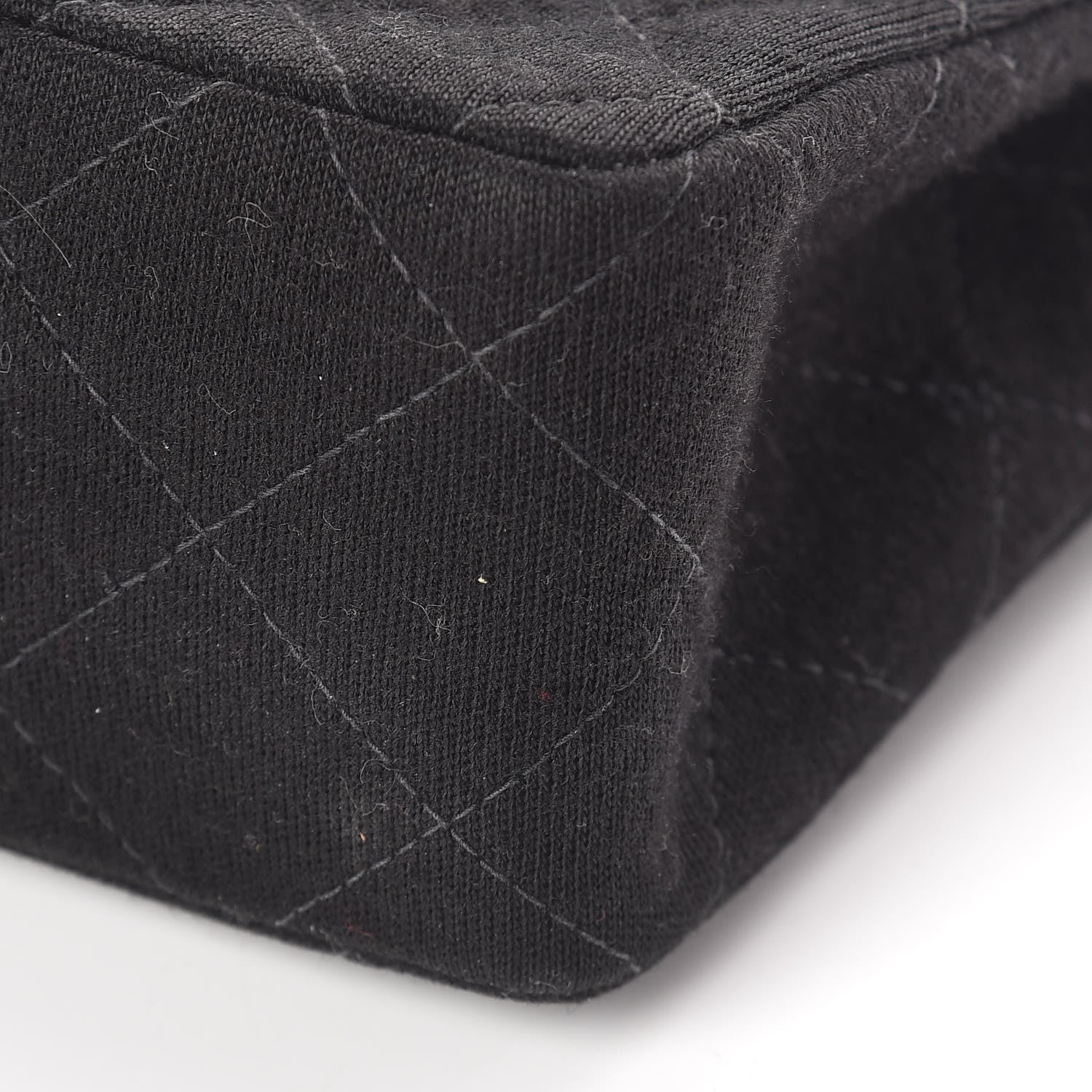 Chanel Jersey Quilted Mini Square Flap Black 9 of 9