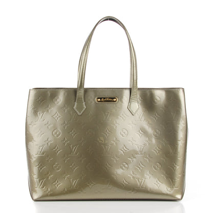 Louis Vuitton Vernis Wilshire GM Gris Art Deco 1 of 7
