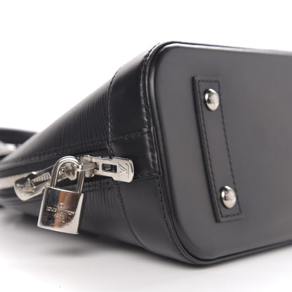 Louis Vuitton Epi Alma BB Black 7 of 9
