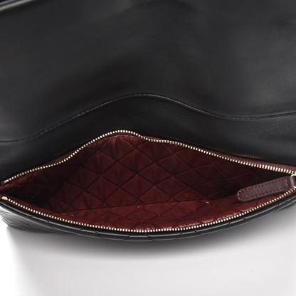 Chanel Lambskin Quilted CC Beauty Clutch Black 5 of 9