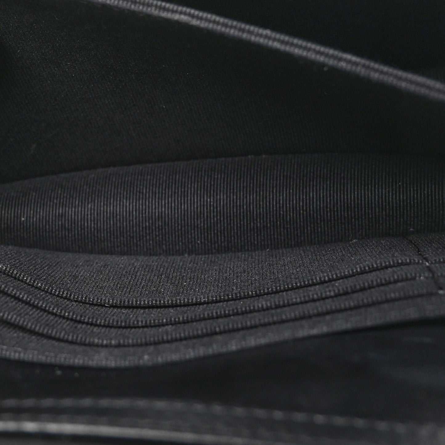 Aged Calfskin Chevron Quilted Reissue 2.55 Square Wallet On Chain WOC So Black