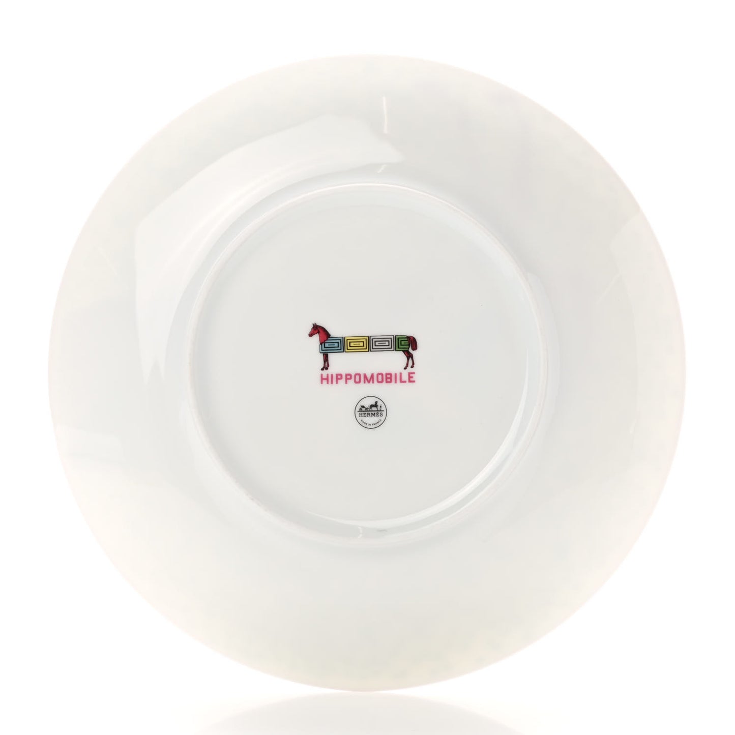 Porcelain Hippomobile Dessert Plate