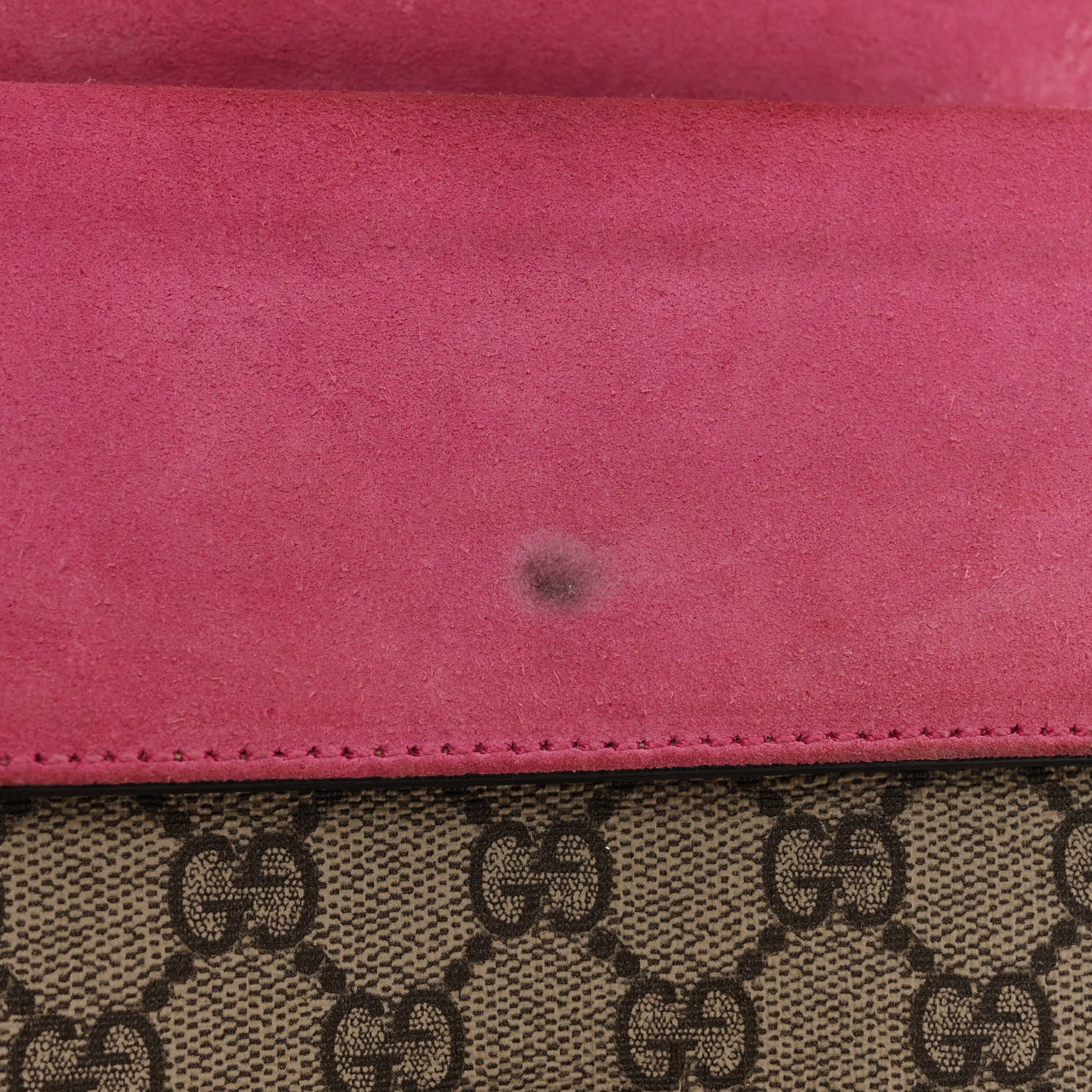 Gucci GG Supreme Monogram Mini Dionysus Shoulder Bag Pink 11 of 11