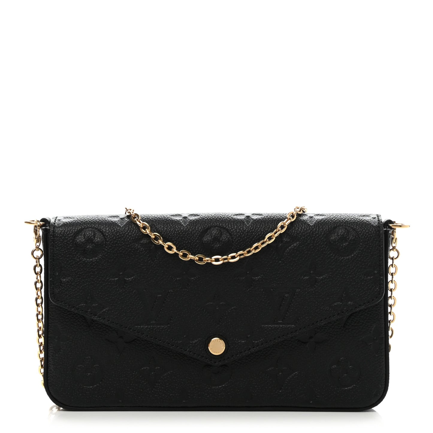 Empreinte Pochette Felicie Chain Wallet Black