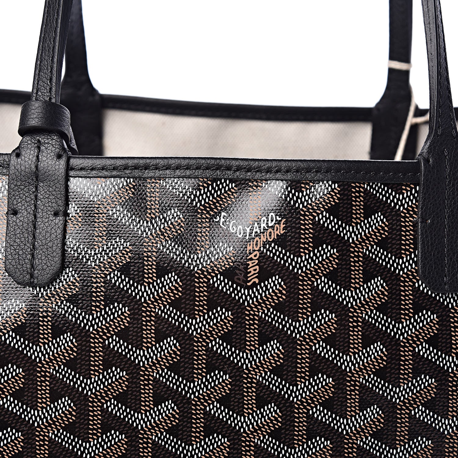 Goyard Goyardine Saint Louis PM Black 9 of 11