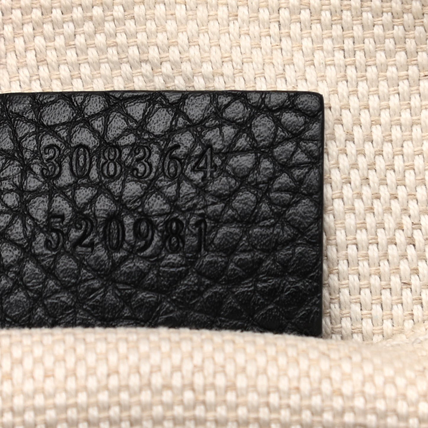 Pebbled Calfskin Small Soho Disco Bag Black