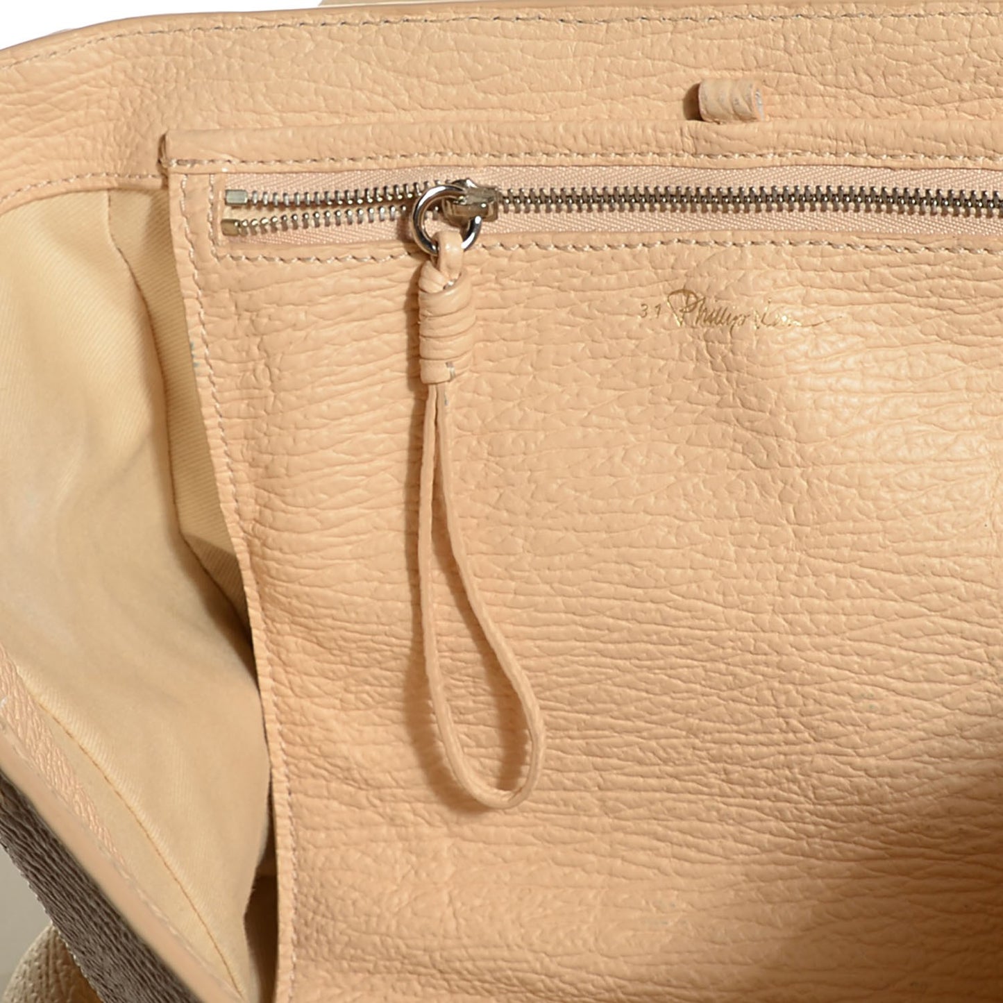 3.1 Textured Calfskin Medium Pashli Satchel Blush