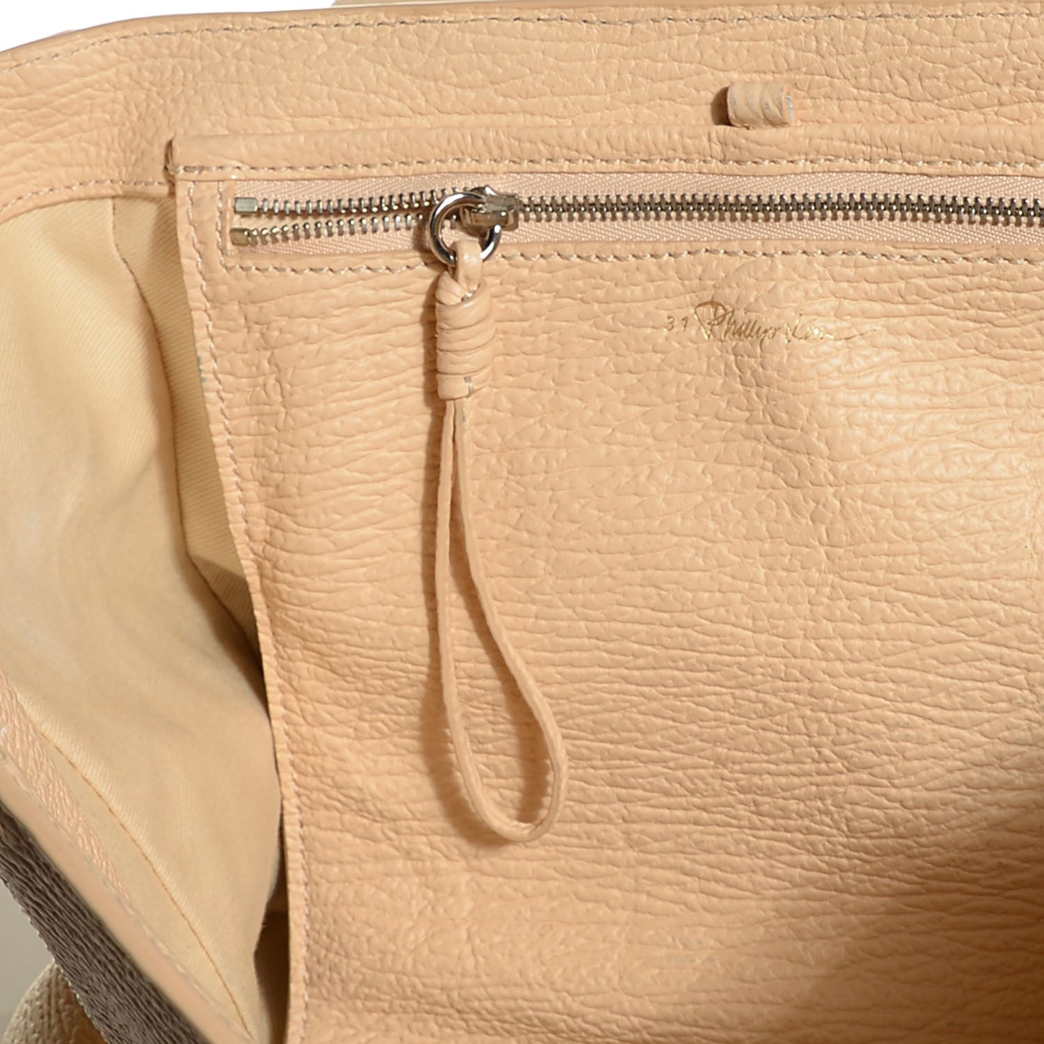 3.1 Phillip Lim 3.1 Textured Calfskin Medium Pashli Satchel Blush 9 of 11
