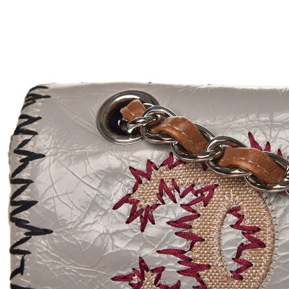 Chanel Denim Tweed Patchwork Jumbo Single Flap Multicolor 9 of 9