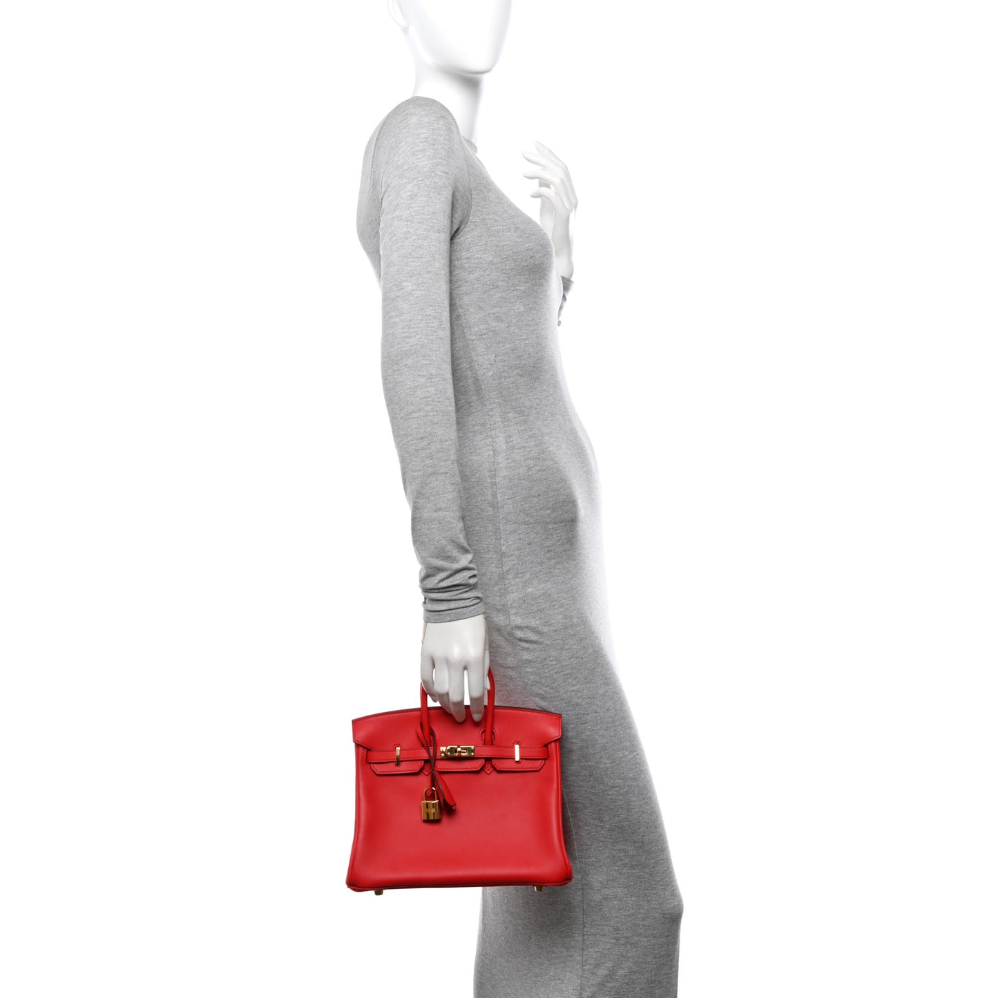 Swift Birkin 25 Rouge De Coeur