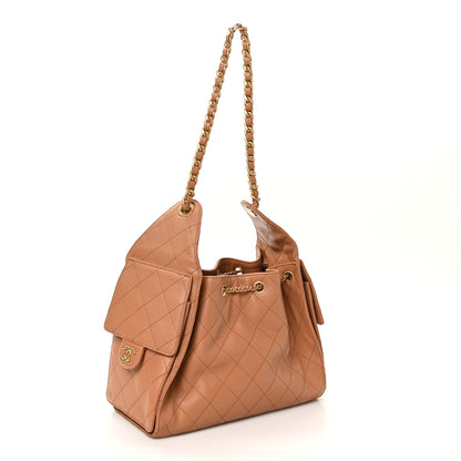 Chanel Caviar Quilted Small Chanel 25 Handbag Brown 3 of 11