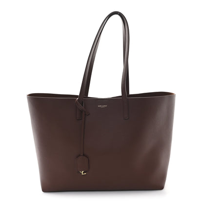 Saint Laurent Calfskin Large Shopping Tote Brandy 1 of 11