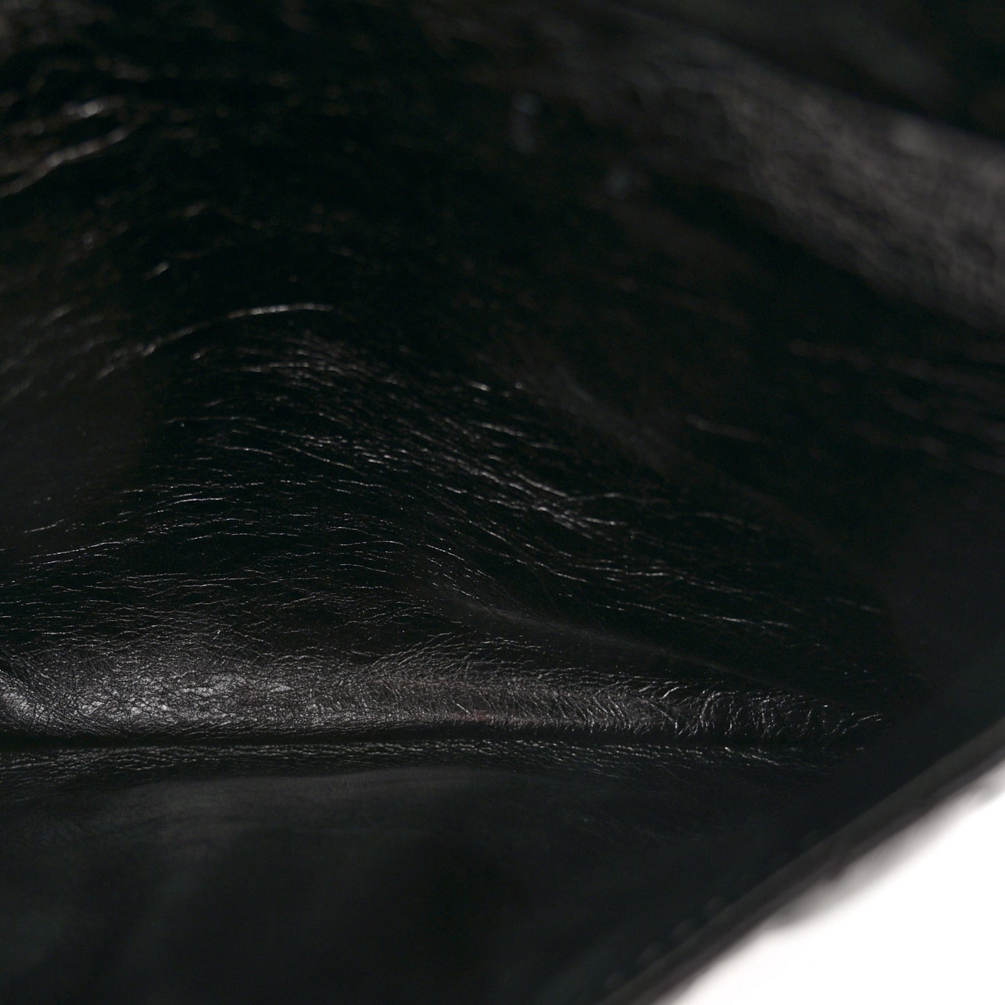 Metallic Aged Calfskin Quilted Reissue 2.55 Accordion Flap Black