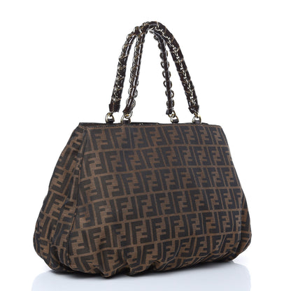 Fendi Zucca Mia Tote Tobacco 3 of 10