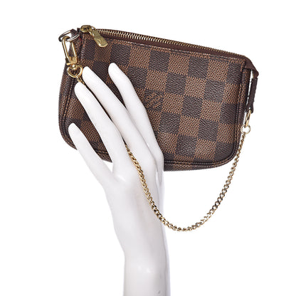 Louis Vuitton Damier Ebene Mini Pochette Accessories 2 of 8