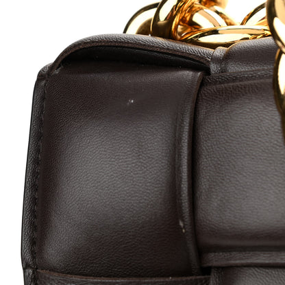 Bottega Veneta Lambskin Maxi Intreccio Padded Chain Cassette Crossbody Bag Black 9 of 9