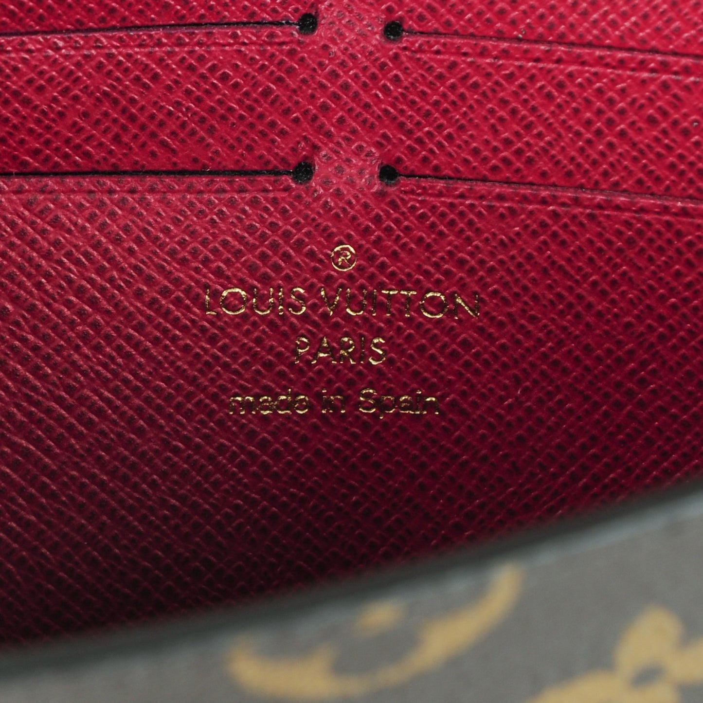 Monogram Jeanne Wallet Fuchsia