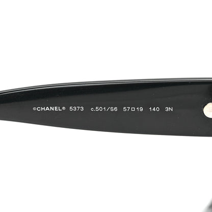 Chanel Acetate CC Sunglasses 5373 Black 6 of 7