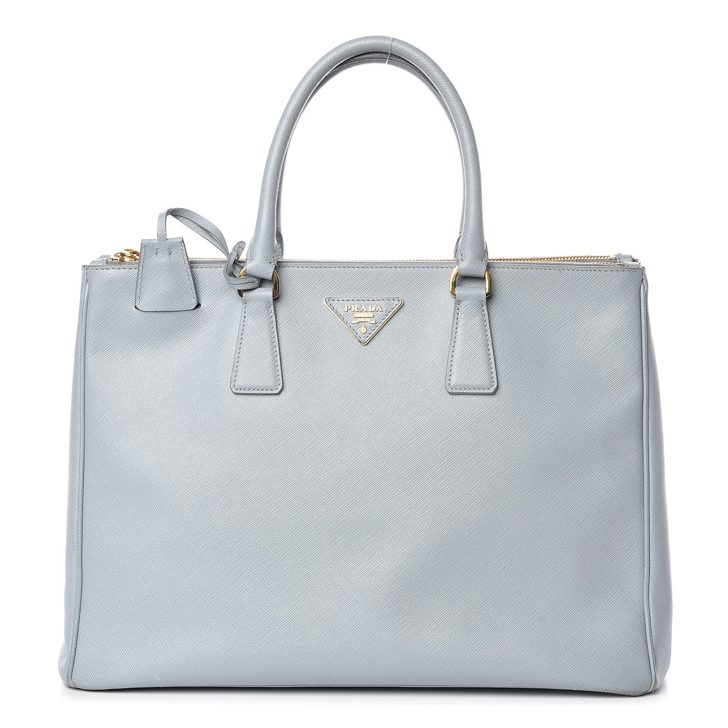 Prada Saffiano Lux Large Galleria Double Zip Tote Lago 1 of 21