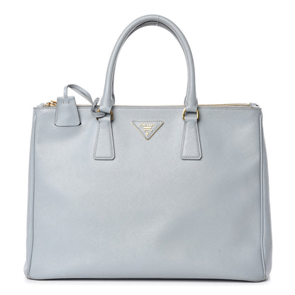 Prada Saffiano Lux Large Galleria Double Zip Tote Lago 1 of 21