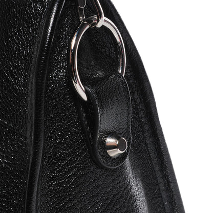 Balenciaga Chevre Silver Metallic Edge Hardware City Black 10 of 14