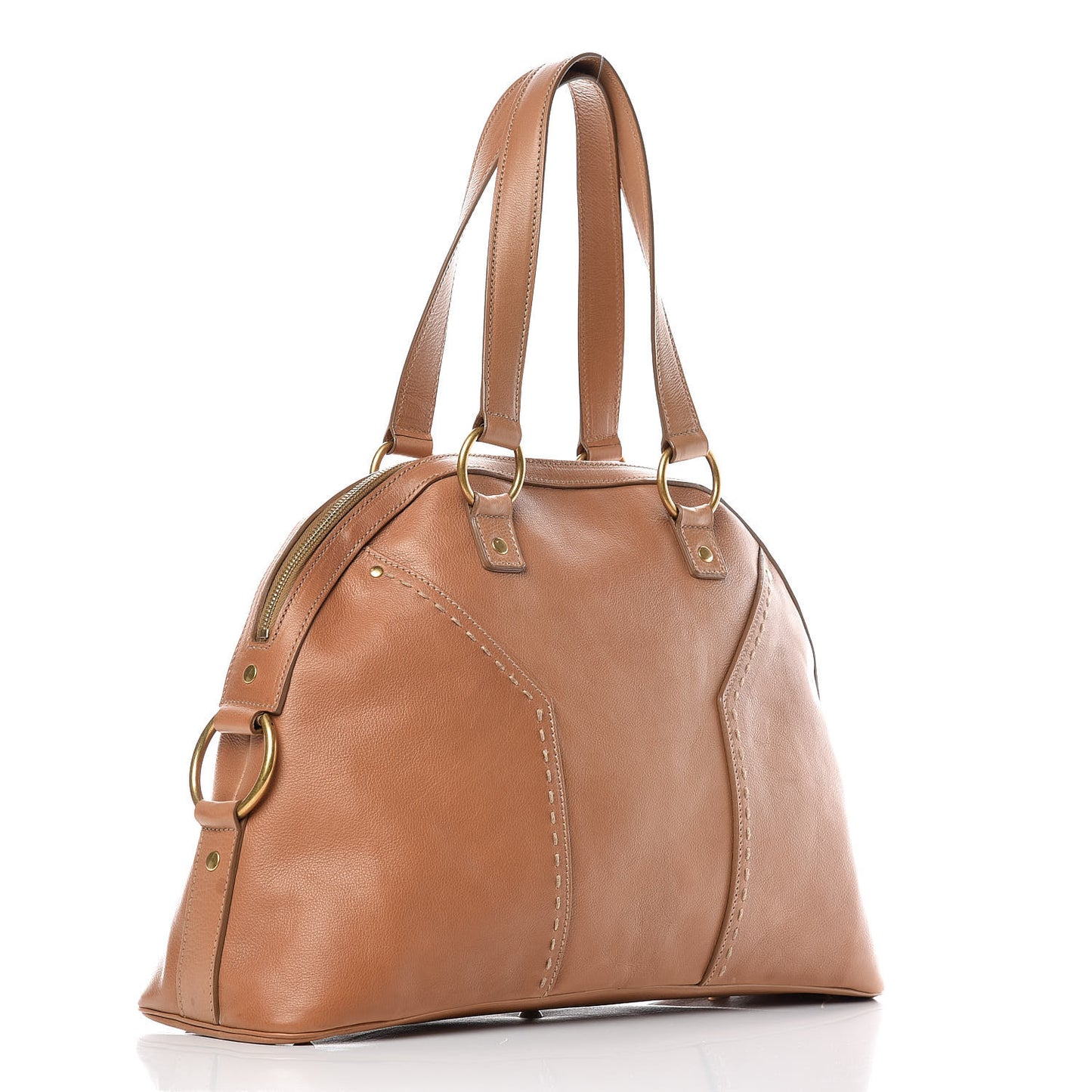Calfskin Large Muse Brown