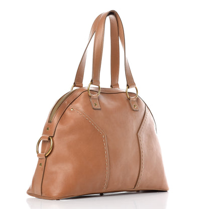 Saint Laurent Calfskin Large Muse Brown 3 of 16