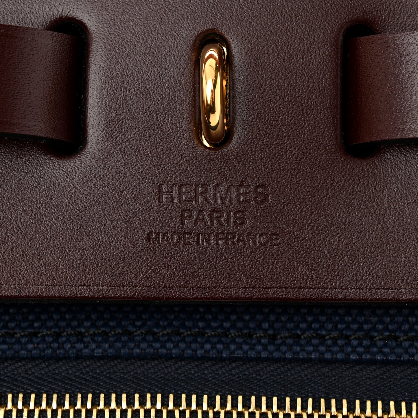 Toile Militaire Vache Hunter Herbag Zip Retourne 31 PM Rouge Sellier Bleu Marine