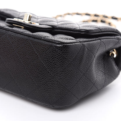 Chanel Caviar Quilted Mini Square Flap Black 9 of 10