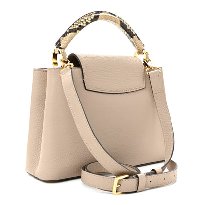 Louis Vuitton Taurillon Ayers Capucines BB Galet 3 of 9