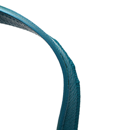 Saint Laurent Suede Boheme Fringe Hobo Blue 12 of 12
