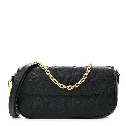 Louis Vuitton Empreinte Monogram Giant Ivy Wallet On Chain Black 1 of 10