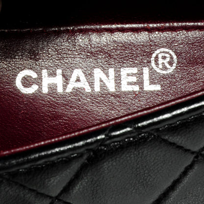 Chanel Lambskin Quilted Mini Square Flap Black 7 of 9