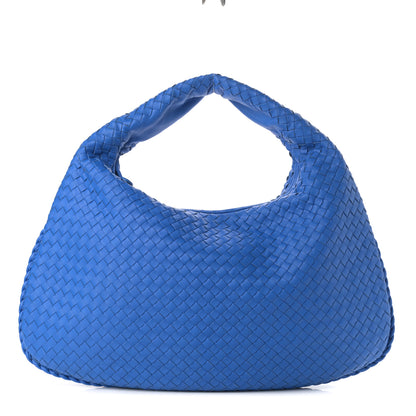 Bottega Veneta Nappa Intrecciato Large Veneta Hobo Cobalt Blue 1 of 10